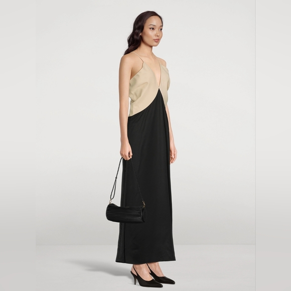 TOTÊME Draped Twill Slip Dress 38 (size US 6) - Picture 4 of 7